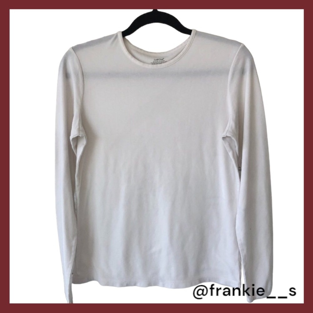 Cuddl Duds - Softwear White Long Sleeve Shirt
